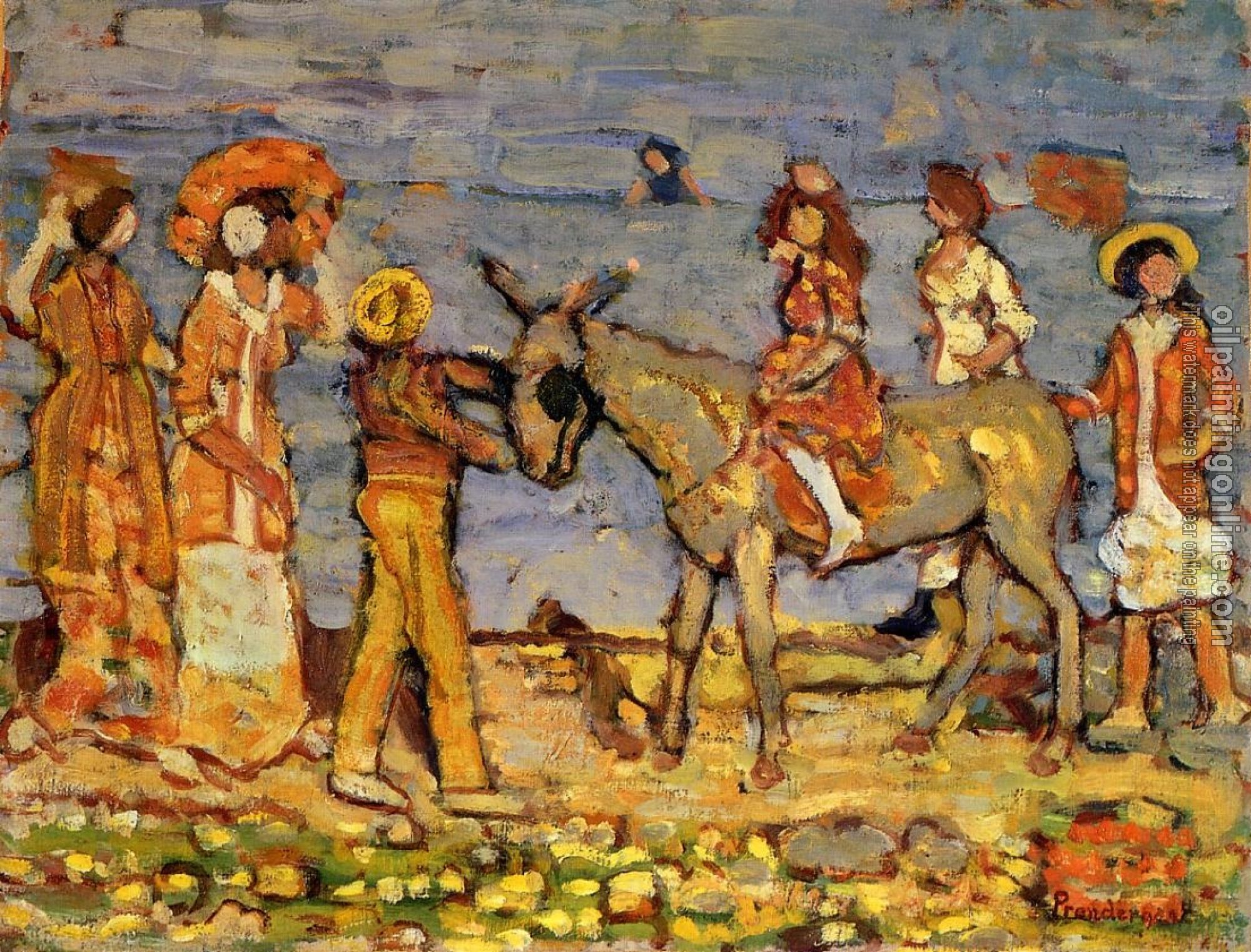 Prendergast, Maurice Brazil - Donkey Rider